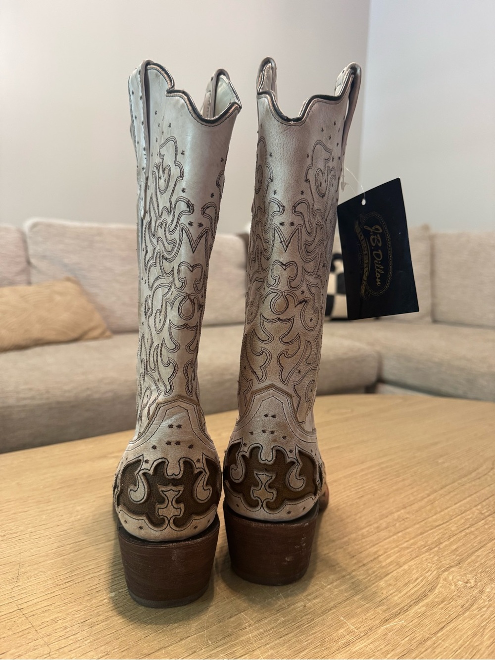 J.B. Dillon Women's Embroidered Western Boots - Picture 4 of 10